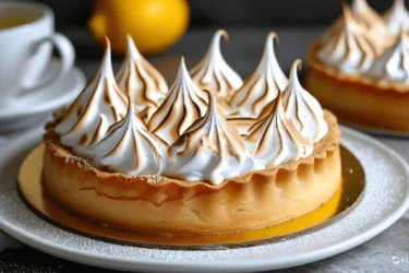 Torta de Limão com Merengue