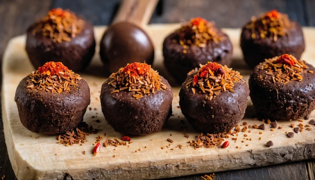 Brigadeiro de Pimenta com Chocolate Amargo