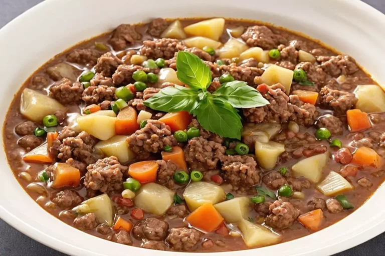 Fricassé de carne moída