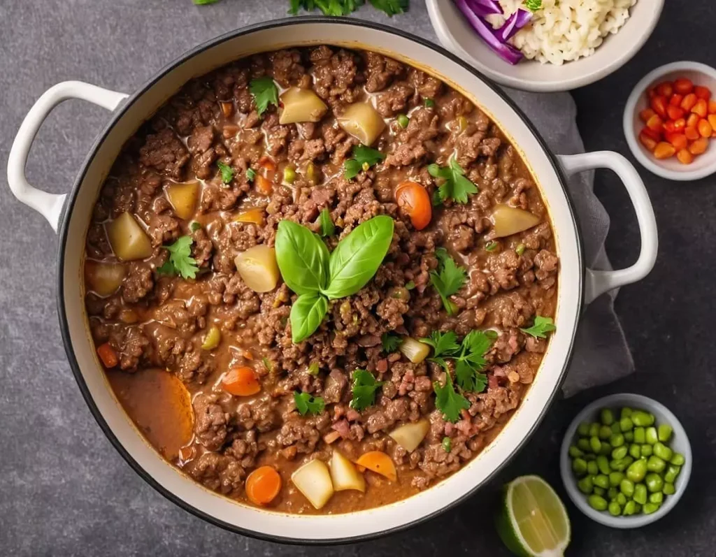 Fricassé de carne moída