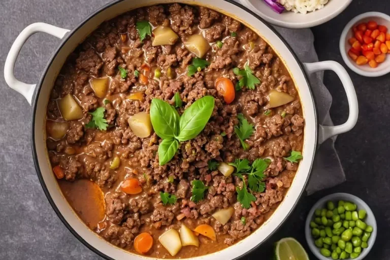 Fricassé de carne moída
