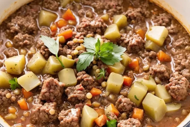 Fricassé de carne moída