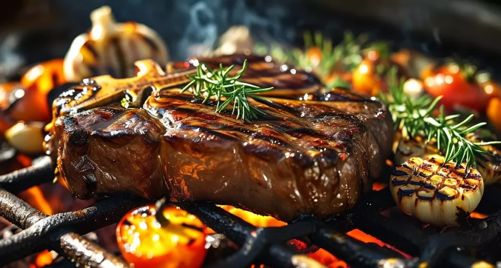 T-bone na grelha