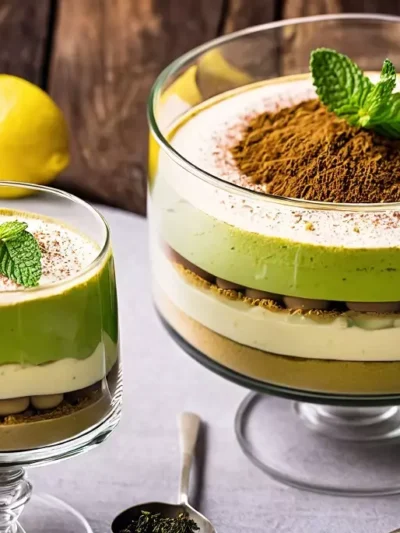 Tiramisu de Chá Verde