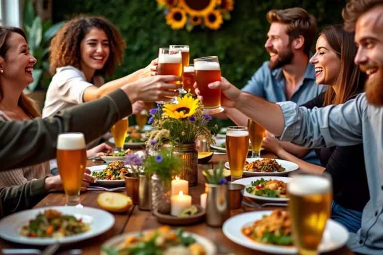 Cervejas e Pratos Vegetarianos