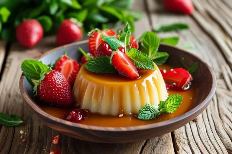 Pudim de Tapioca Vegano