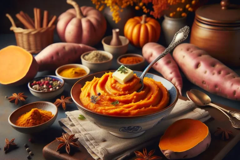 Purê de batata doce